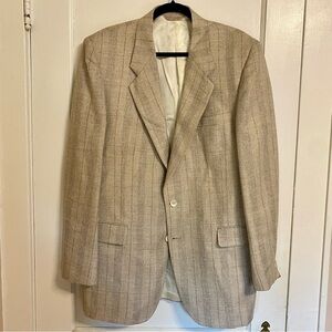 Oscar de la Renta Vintage Men’s Wool Blazer, Size 48